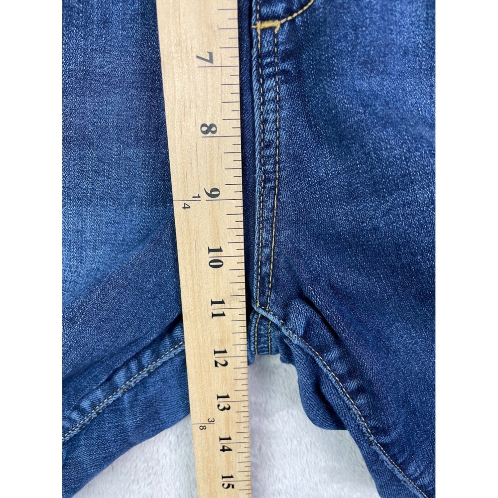 Talbots Jeans Womens 12 High Waist Straight Blue Denim Simply Flattering Stretch - Picture 9 of 14